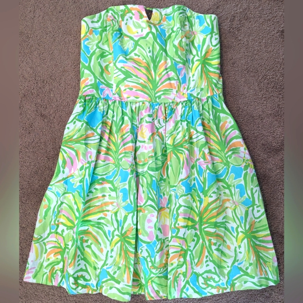 Lily Pulitzer strapless dress